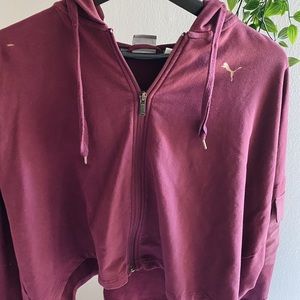 PUMA burgundy sport jacket